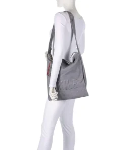 Paoliweg 3 Rucksack-Tasche genarbtes Rindsleder grau