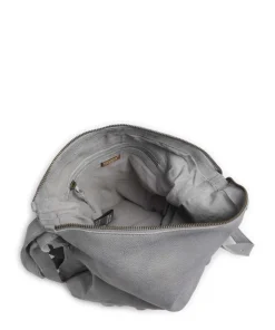 Paoliweg 3 Rucksack-Tasche genarbtes Rindsleder grau