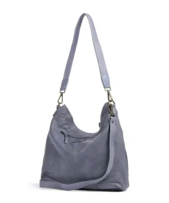 Paoliweg 2 Schultertasche genarbtes Leder lavendel