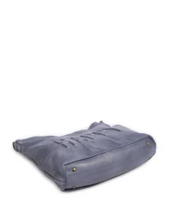 Paoliweg 2 Schultertasche genarbtes Leder lavendel