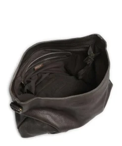 Paoliweg 2 Schultertasche genarbtes Rindsleder dunkelgrün