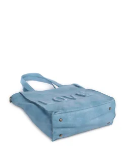 Paoliweg 1 Shopper genarbtes Rindsleder blau