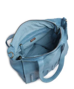 Paoliweg 1 Shopper genarbtes Rindsleder blau