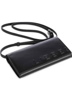 Paper Bag Logo Carter XS Umhängetasche glattes Leder schwarz