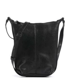 Paris 4 Lamb SF Verna XS Umhängetasche fein genarbtes Leder schwarz