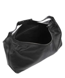 Paris 4 Small Pebble L Weekender genarbtes Leder schwarz