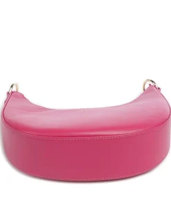 Paris Aimy Schultertasche fein genarbtes Rindsleder pink