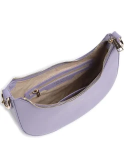 Paris Aimy Schultertasche fein genarbtes Rindsleder violett