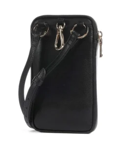 Paris Handytasche fein genarbtes Rindsleder schwarz