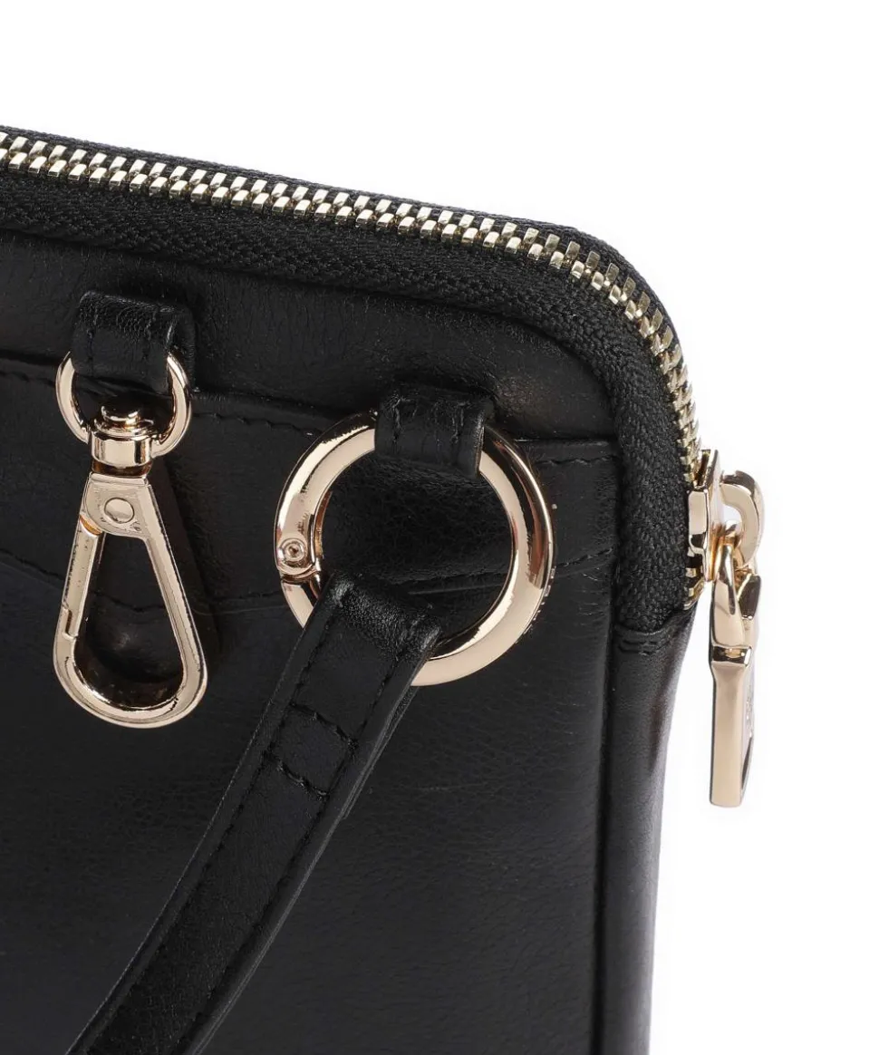 Paris Handytasche fein genarbtes Rindsleder schwarz