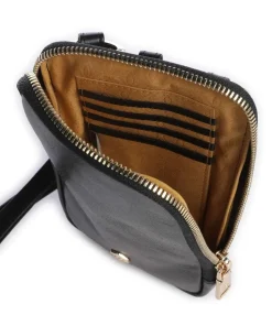 Paris Handytasche fein genarbtes Rindsleder schwarz