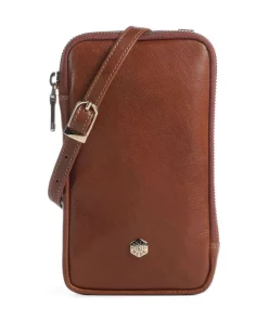 Paris Handytasche fein genarbtes Rindsleder tan