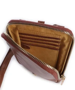 Paris Handytasche fein genarbtes Rindsleder tan