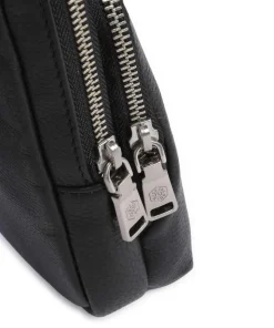 Paris Handytasche genarbtes Rindsleder schwarz