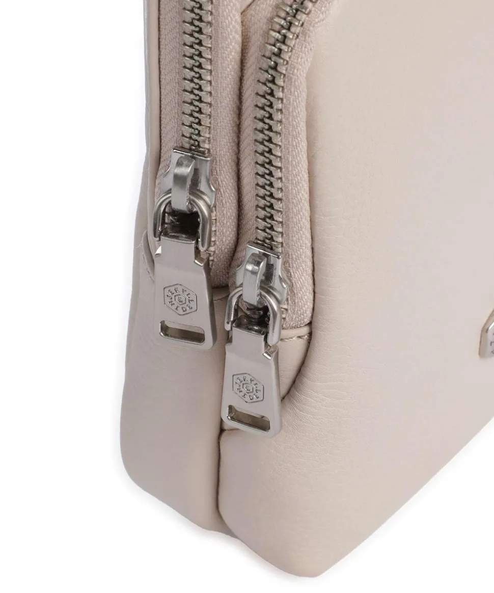Paris Handytasche genarbtes Rindsleder beige
