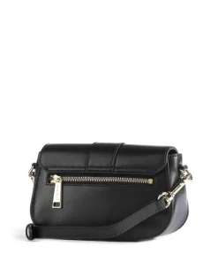 Paris Médaille Umhängetasche glattes Rindsleder schwarz