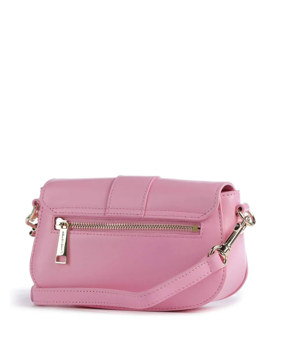 Paris Médaille Umhängetasche glattes Rindsleder rosa