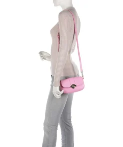 Paris Médaille Umhängetasche glattes Rindsleder rosa