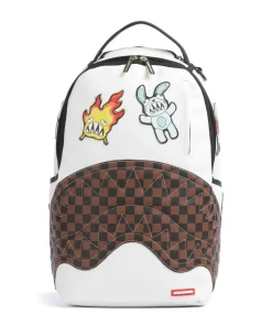 Paris Patch Rucksack 13″ Kunststoff weiß