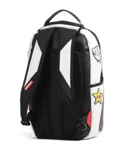 Paris Patch Rucksack 13″ Kunststoff weiß
