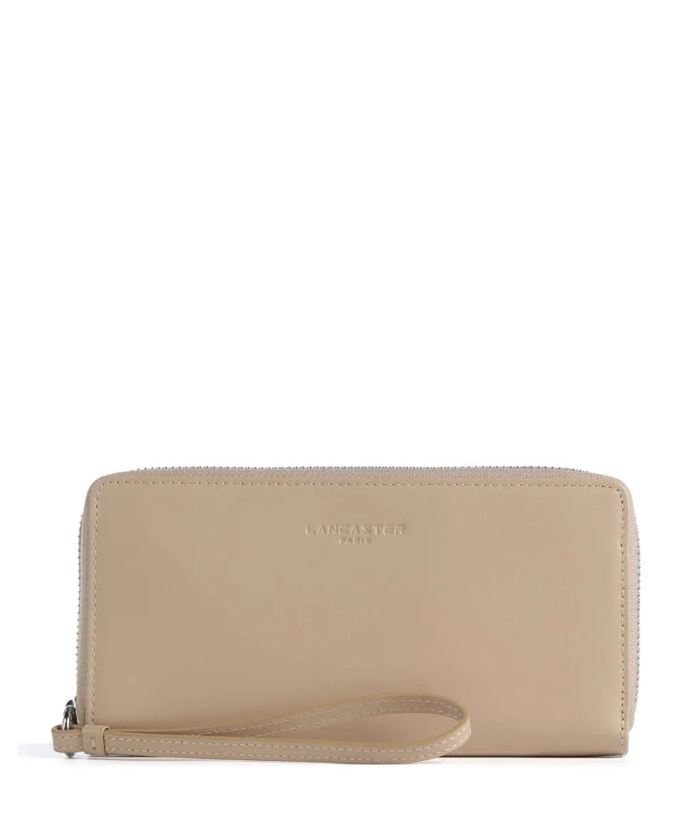 Paris PM Geldbörse fein genarbtes Rindsleder beige