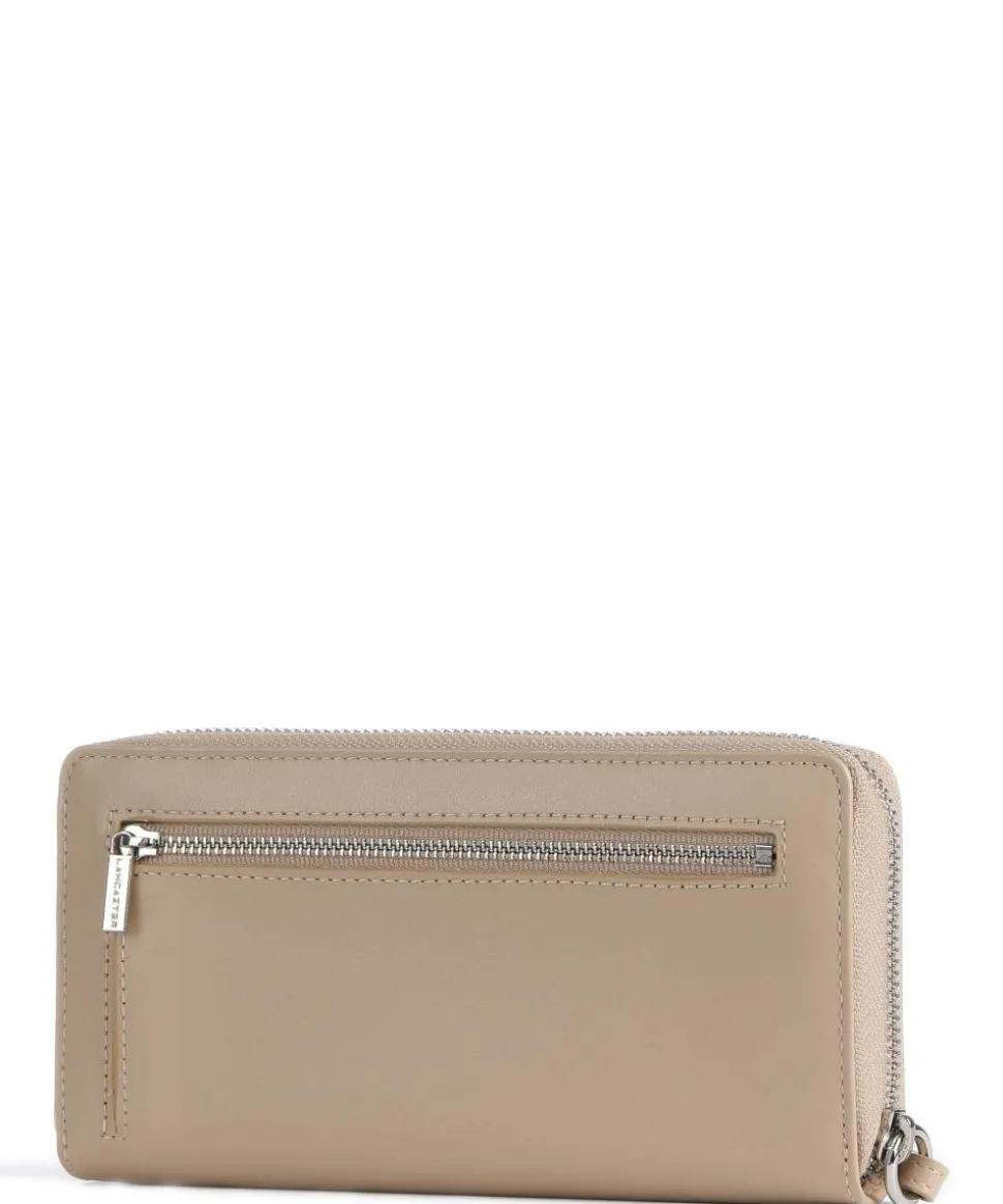 Paris PM Geldbörse fein genarbtes Rindsleder beige