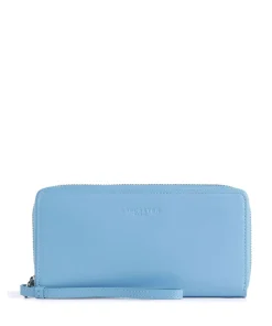 Paris PM Geldbörse fein genarbtes Rindsleder hellblau