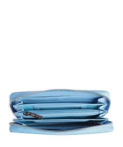 Paris PM Geldbörse fein genarbtes Rindsleder hellblau