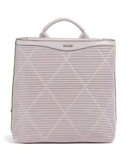 Paris Rucksack Lederimitat rosa