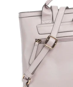 Paris Rucksack Lederimitat rosa