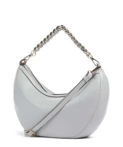 Paris Schultertasche Lederimitat hellgrau