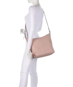 Paris Small Pebble M Beuteltasche genarbtes Rindsleder altrosa