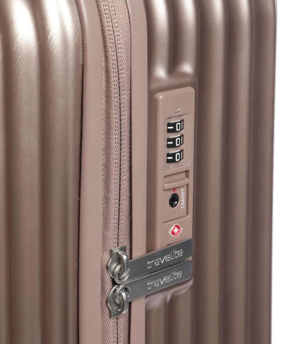 Paros 4-Rollen Trolley roségold 76 cm