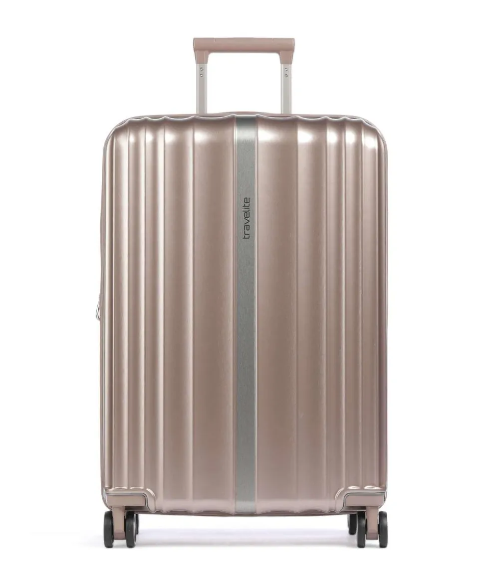 Paros 4-Rollen Trolley roségold 65 cm
