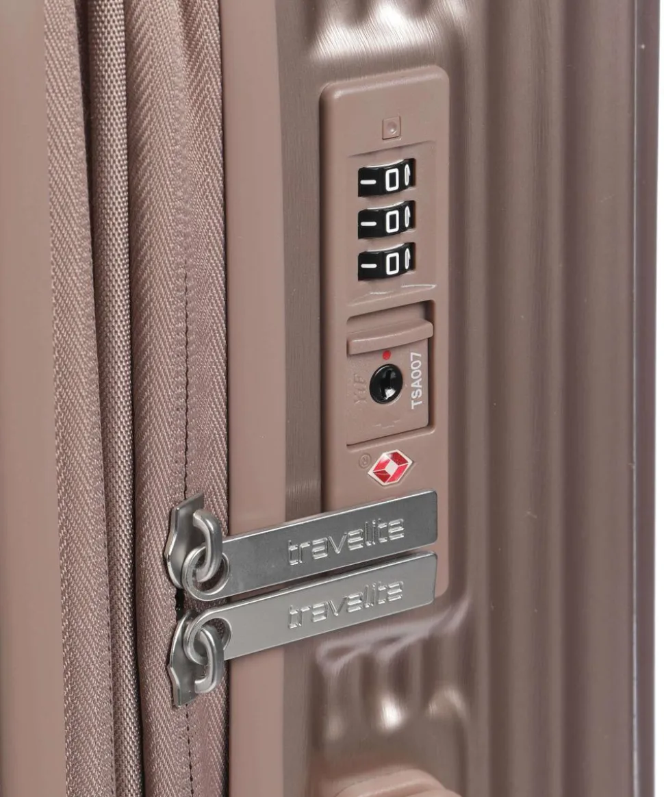 Paros 4-Rollen Trolley roségold 65 cm