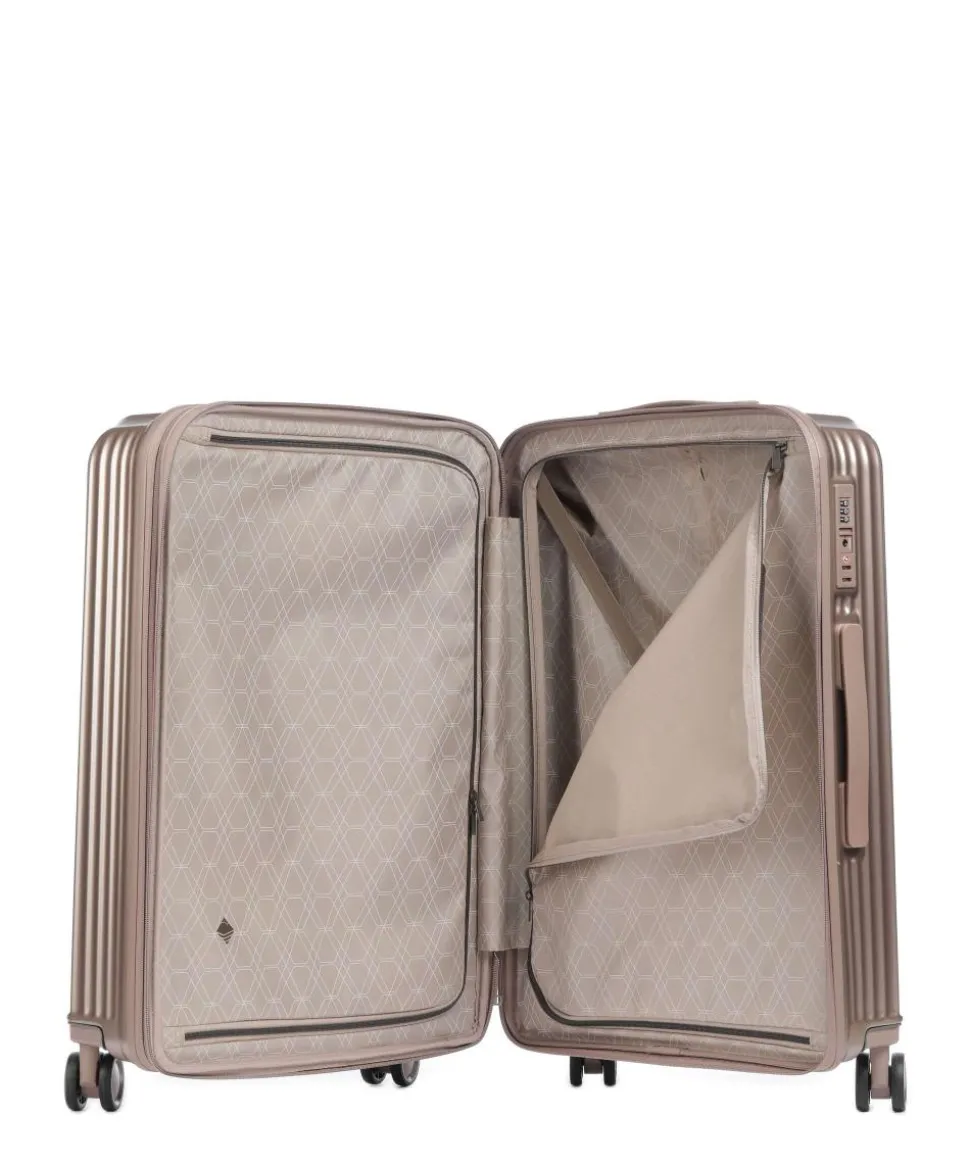 Paros 4-Rollen Trolley roségold 65 cm