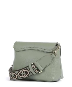 Paulina Umhängetasche Leder graugrün