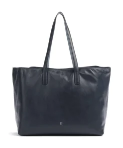 Pauline Shopper fein genarbtes Kalbsleder navy