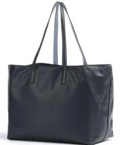 Pauline Shopper fein genarbtes Kalbsleder navy