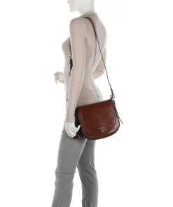 Pearldistrict Handtasche Leder braun