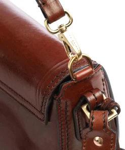 Pearldistrict Handtasche Leder braun