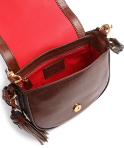 Pearldistrict Handtasche Leder braun