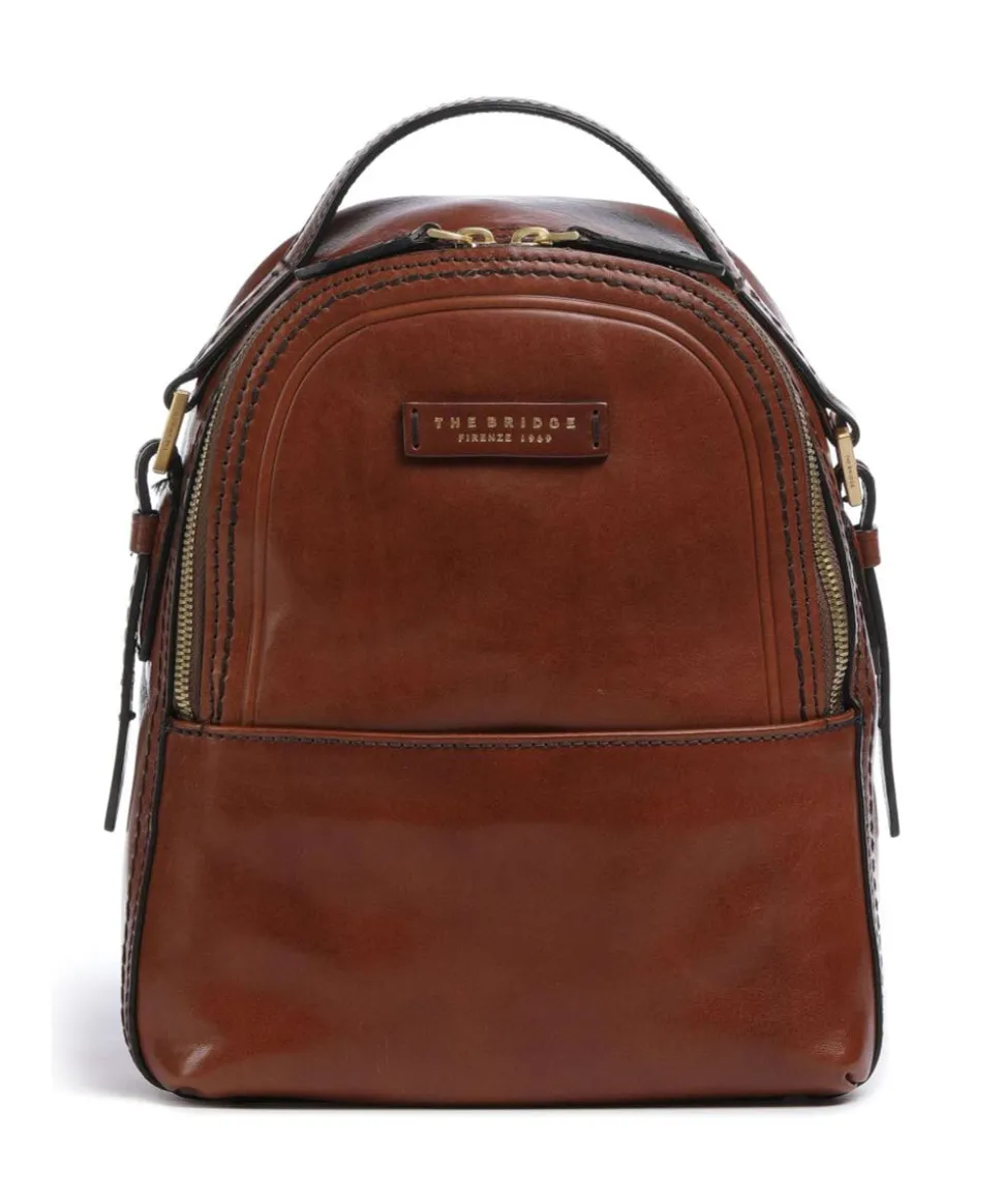 Pearldistrict S Rucksack Leder braun
