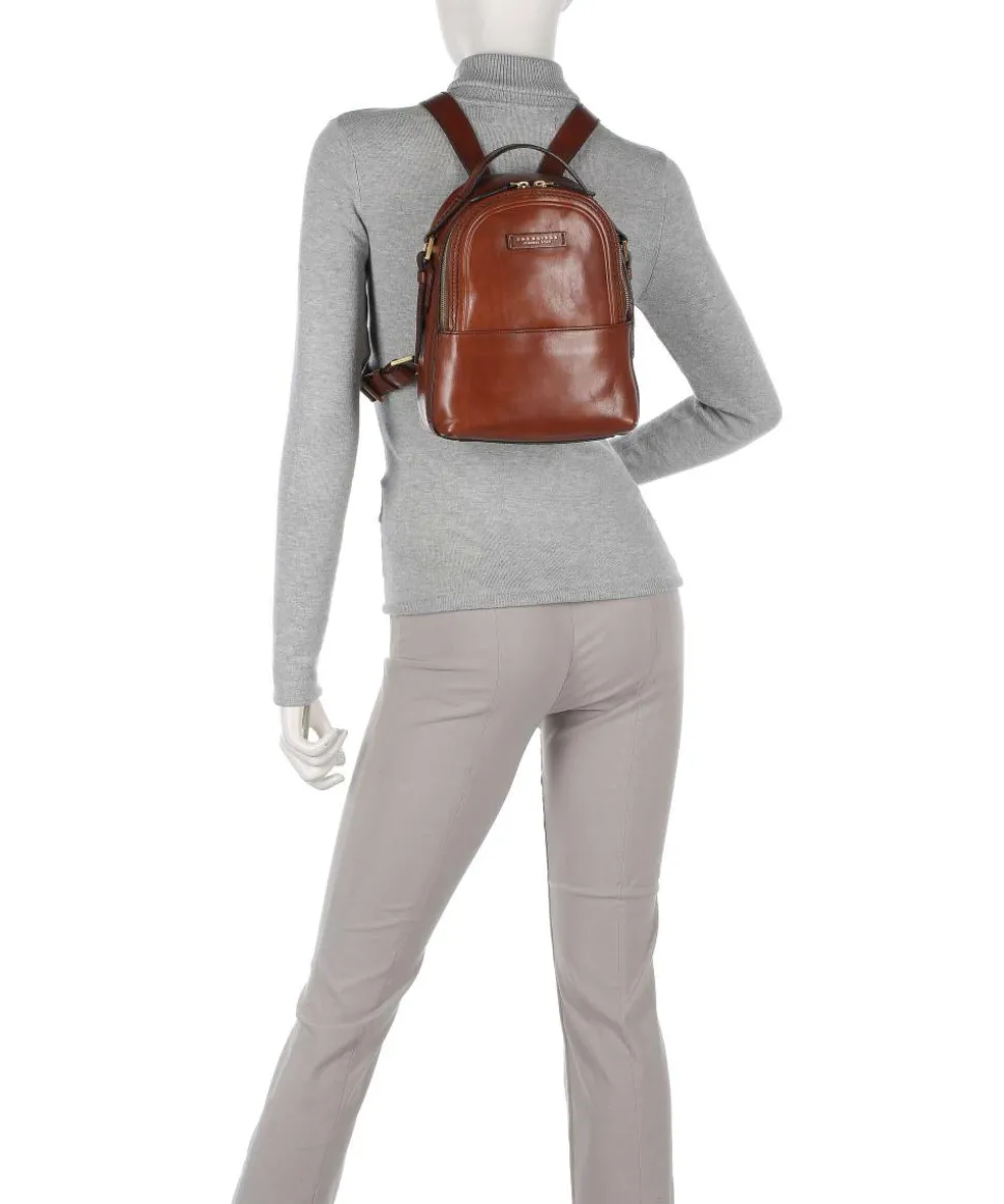 Pearldistrict S Rucksack Leder braun