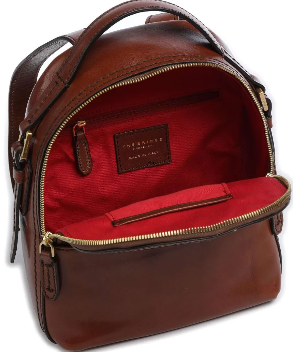 Pearldistrict S Rucksack Leder braun