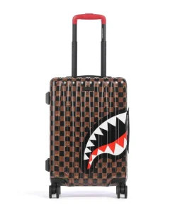 Peeking Character Check 4-Rollen Trolley braun/schwarz 55 cm