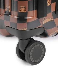 Peeking Character Check 4-Rollen Trolley braun/schwarz 55 cm