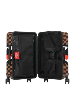 Peeking Character Check 4-Rollen Trolley braun/schwarz 55 cm