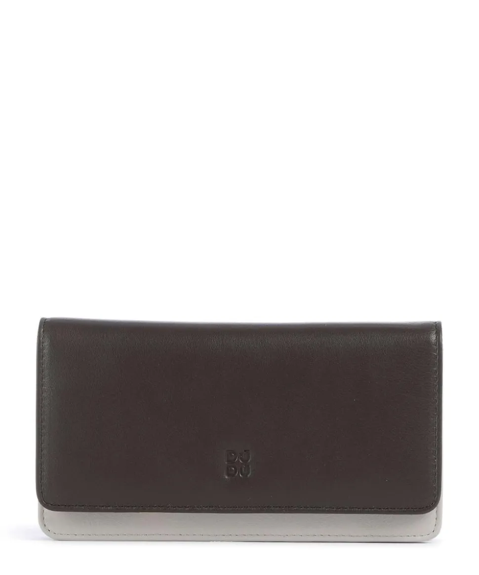 Pemba RFID Geldbörse fein genarbtes Kalbsleder dunkelbraun