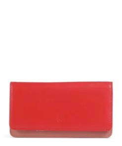 Pemba RFID Geldbörse fein genarbtes Kalbsleder rot